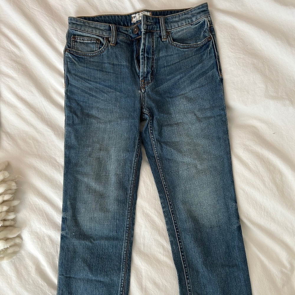 Free People Straight Leg Jeans